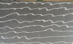 Micro holes Black Basalt zebra-stripe