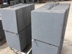 Micro holes Black Basalt light honed to remove the saw marks